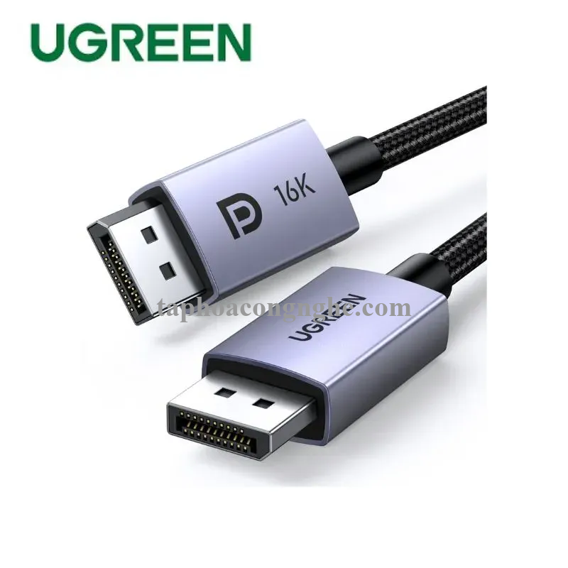 Ugreen 25862 3M 16K 80Gpbs Displayport To Dp V2.1 Cable 16K30Hz 8K60Hz 4K240Hz DP118 10025862