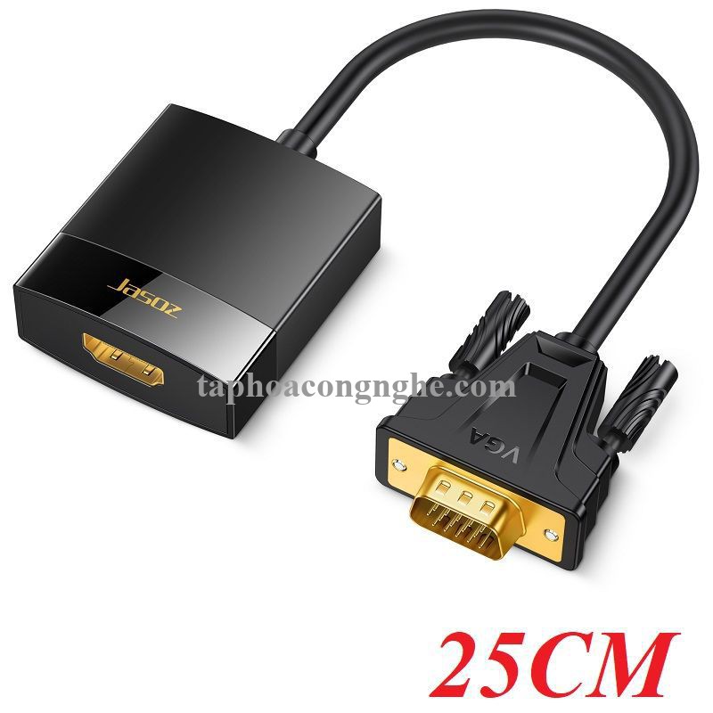 Jasoz 28660 25cm 0.25m VGA / HDMI Converter With audio / with power supply T-G119 G115 30028660