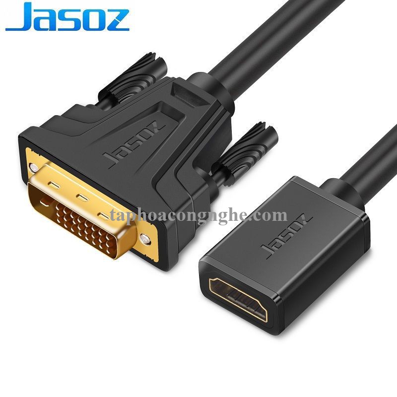 Jasoz 29277 24cm DVI male - HDMI female 0.24m T-A226 A119 30029277