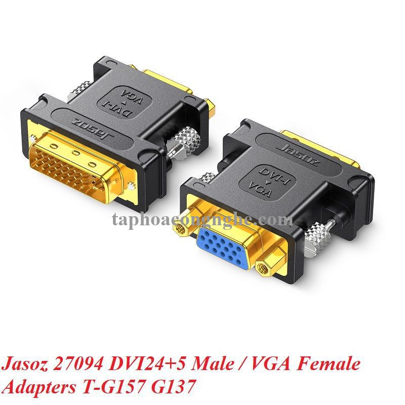 Jasoz 27094 DVI24+5 Male / VGA Female Adapters T-G157 G137 30027094