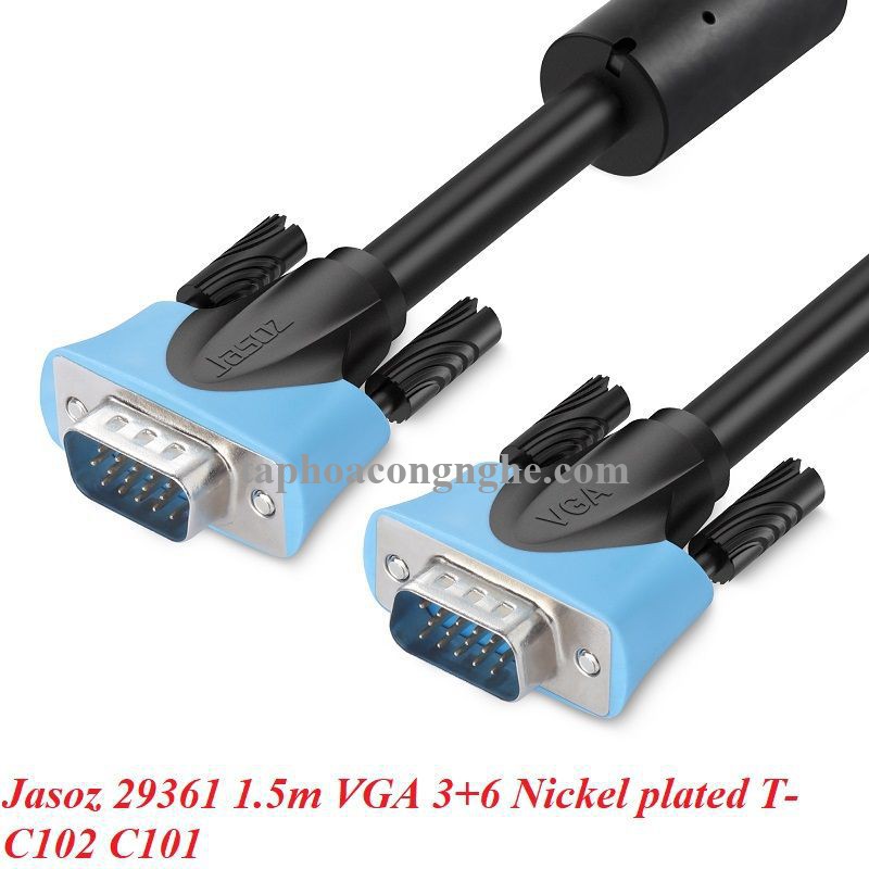 Jasoz 29361 1.5m VGA 3+6 Nickel plated T-C102 C101 30029361
