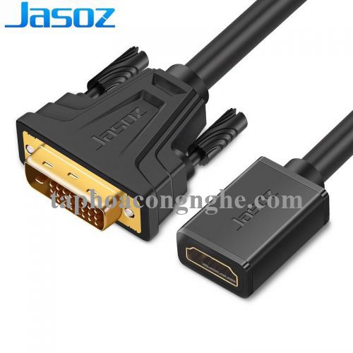 Jasoz 29277 24cm DVI male - HDMI female 0.24m T-A226 A119 30029277