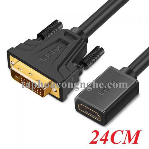 Jasoz 29277 24cm DVI male - HDMI female 0.24m T-A226 A119 30029277