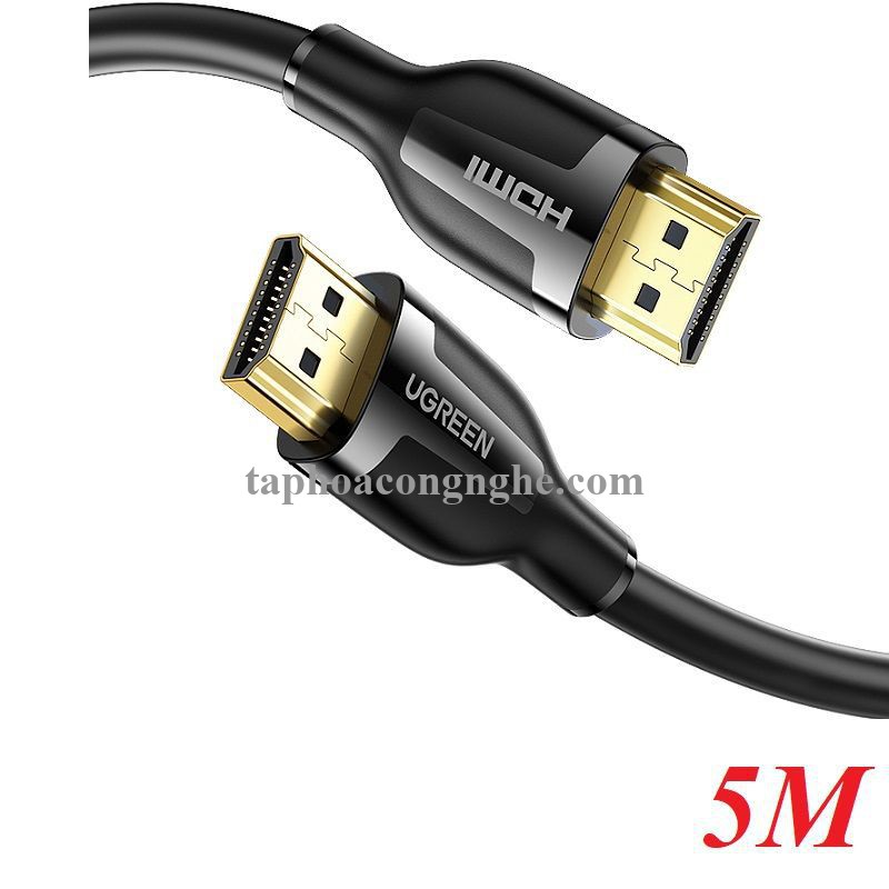 Ugreen 35176 5m 4k30hz v1.4 màu Đen Cáp tín hiệu HDMI chuẩn 1.4 hỗ trợ phân giải 4K@30Hz ED030 10035176