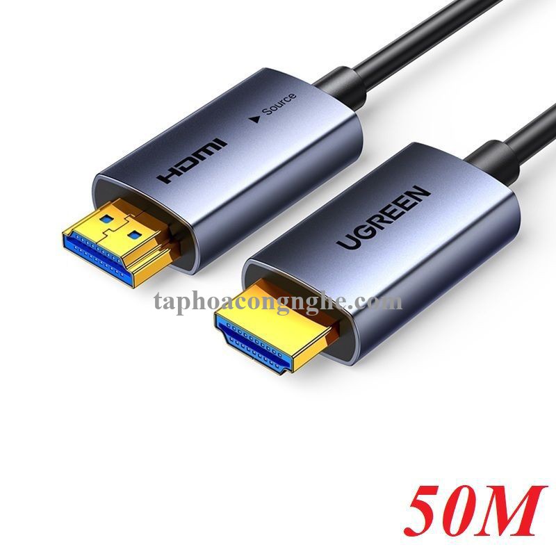 Ugreen 45509 50M 4k60hz v2.0 HDMI Fiber Cable sợi quang AOC 2.0 4K@60Hz HD178 10045509