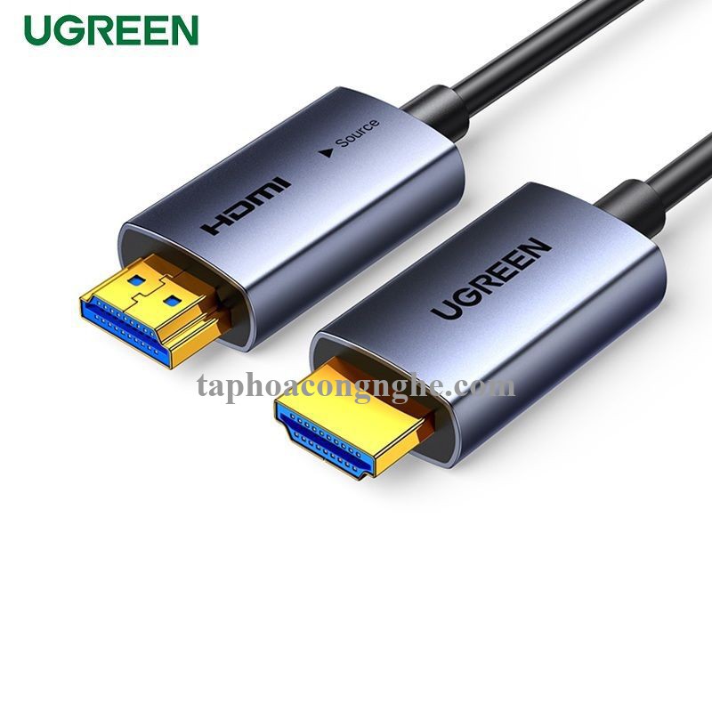 Ugreen 45505 20m 4k60hz v2.0 HDMI Fiber Cable sợi quang AOC 2.0 4K@60Hz HD178 10045505