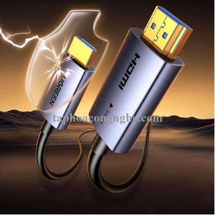 Ugreen 45508 40M 4k60hz v2.0 HDMI Fiber Cable sợi quang AOC 2.0 4K@60Hz HD178 10045508
