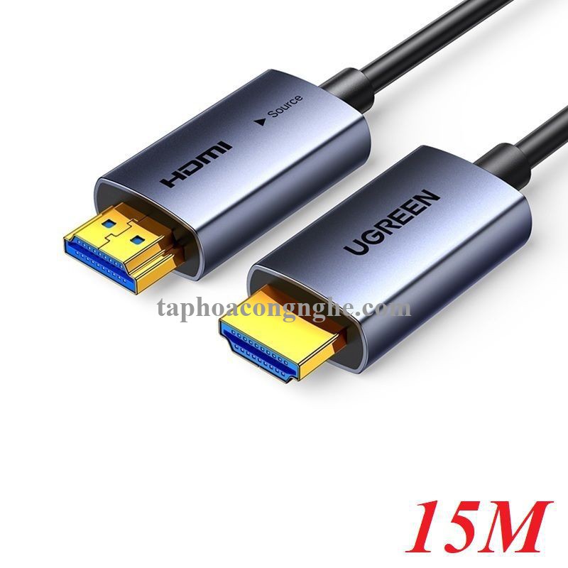 Ugreen 45504 15m 4k60hz v2.0 HDMI Fiber Cable sợi quang AOC 2.0 4K@60Hz HD178 10045504