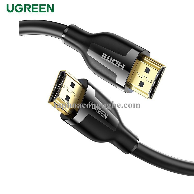Ugreen 35172 1m 4k60hz v2.0 HDMI Cáp tín hiệu chuẩn 2.0 hỗ trợ phân giải 4K 4k@60hz màu Đen ED030 10035172