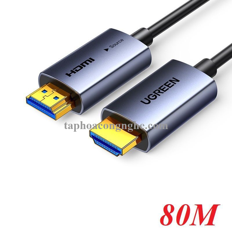 Ugreen 45511 80m 4k60hz v2.0 HDMI Fiber Cable sợi quang AOC 2.0 4K@60Hz HD178 10045511