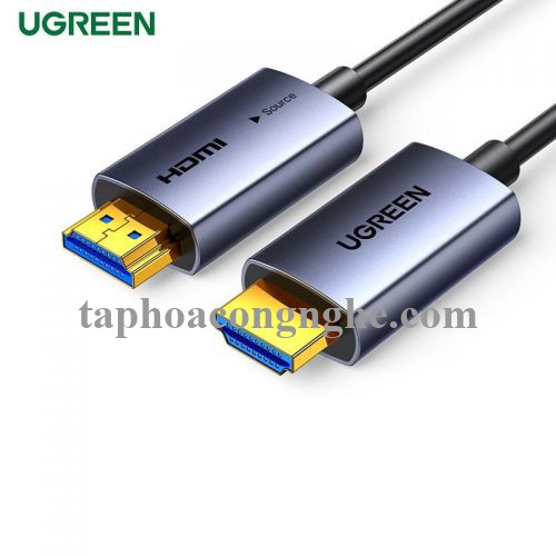 Ugreen 45505 20m 4k60hz v2.0 HDMI Fiber Cable sợi quang AOC 2.0 4K@60Hz HD178 10045505