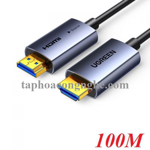 Ugreen 45512 100m 4k60hz v2.0 HDMI Fiber Cable sợi quang AOC 2.0 4K@60Hz HD178 10045512