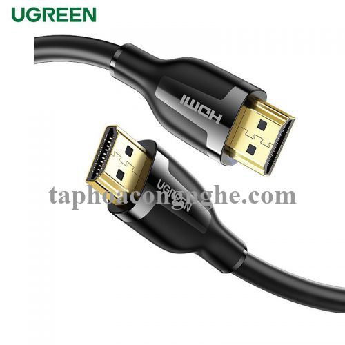 Ugreen 35174 2m 4k60hz v2.0 HDMI Cáp tín hiệu chuẩn 2.0 hỗ trợ phân giải 4K 4k@60hz màu Đen ED030 10035174