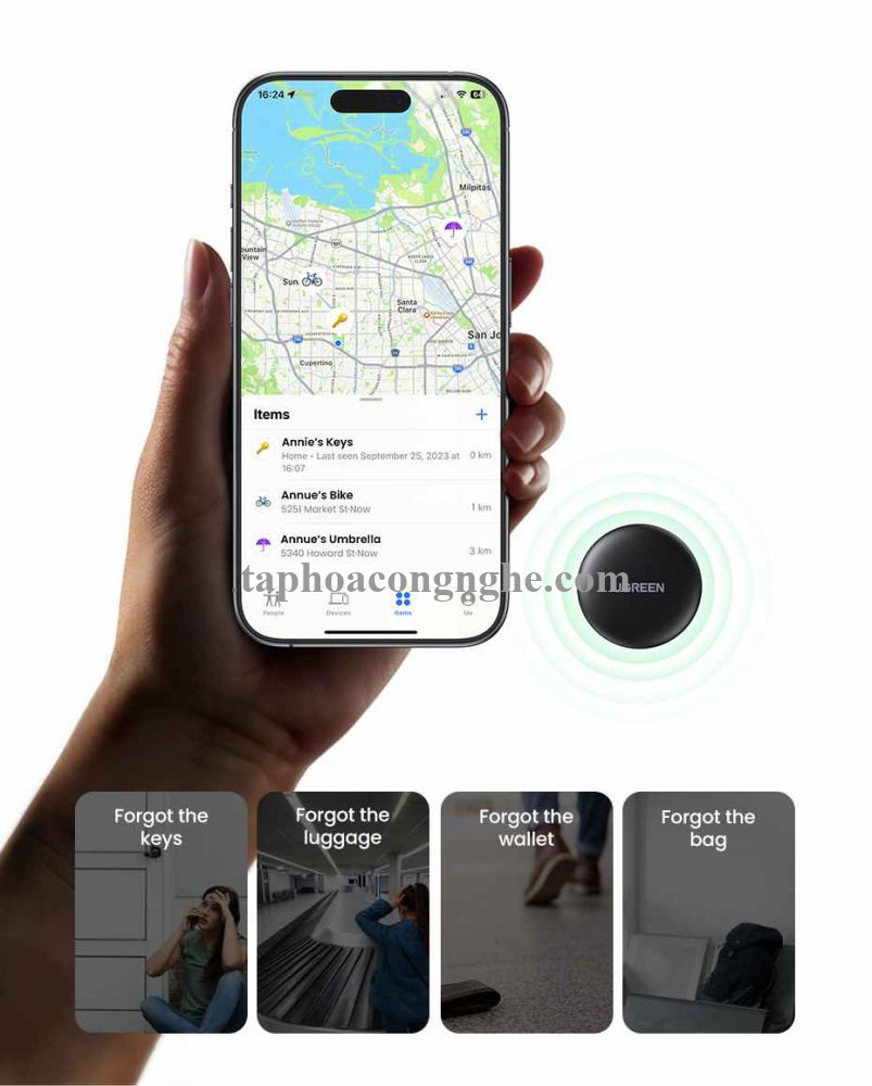 Ugreen 60387 Find My For Apple Device Smart Bluetooth Finder For Iphone Ipad Imac CM520 10060387