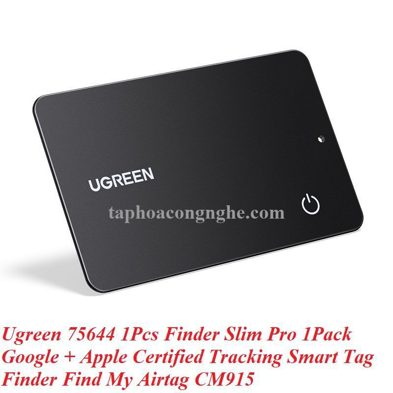 Ugreen 75644 1Pcs Finder Slim Pro 1Pack Google + Apple Certified Tracking Smart Tag Finder Find My Airtag CM915 10075644