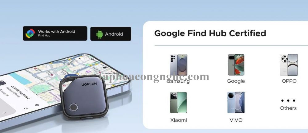 Ugreen 75646 1Pcs Finder Pro 1Pack Google + Apple Certified Tracking Smart Tag Finder Find My Airtag CM916 10075646