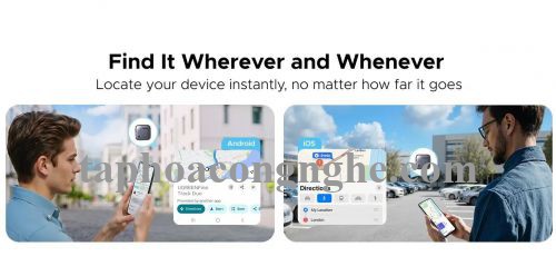 Ugreen 75646 1Pcs Finder Pro 1Pack Google + Apple Certified Tracking Smart Tag Finder Find My Airtag CM916 10075646
