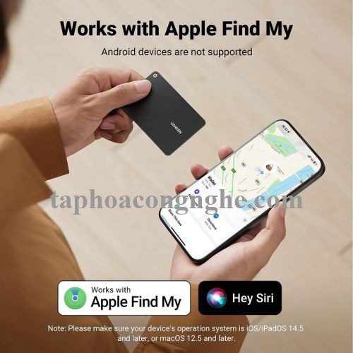 Ugreen 75644 1Pcs Finder Slim Pro 1Pack Google + Apple Certified Tracking Smart Tag Finder Find My Airtag CM915 10075644